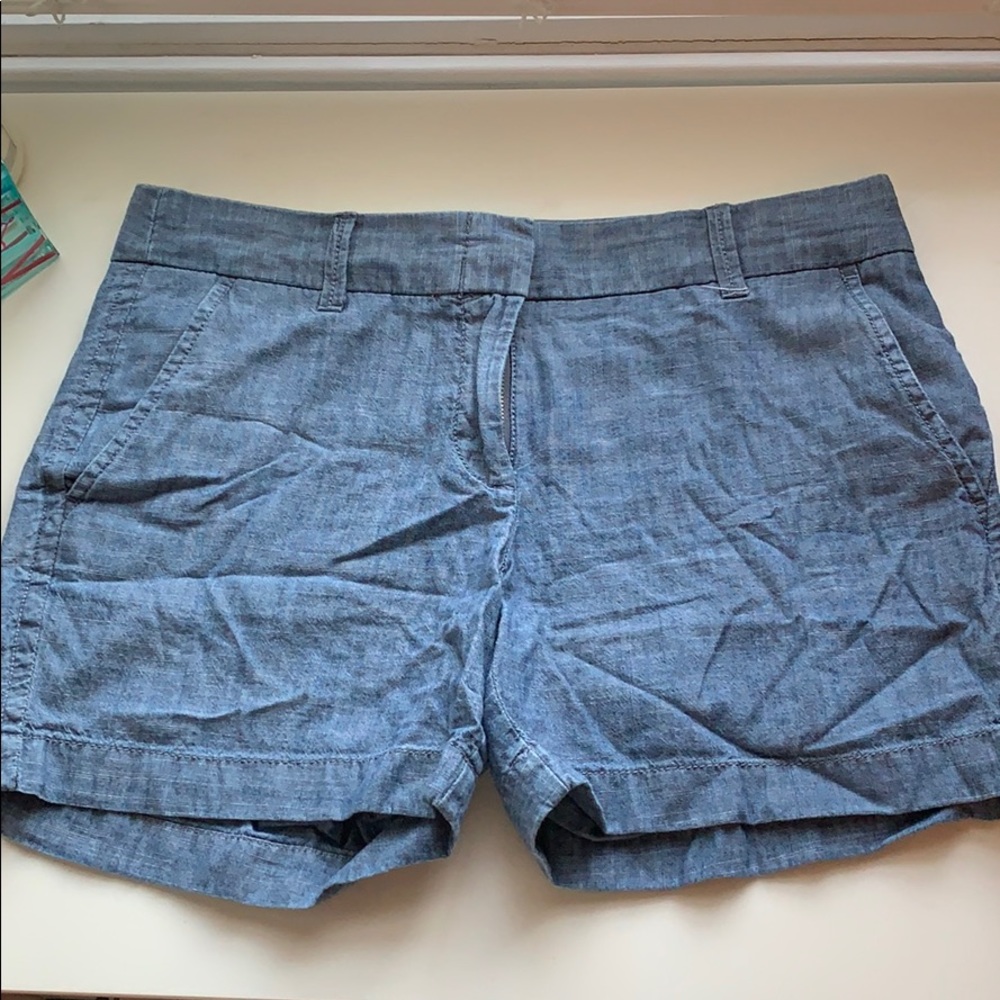 J. CREW Chambray Chino shorts